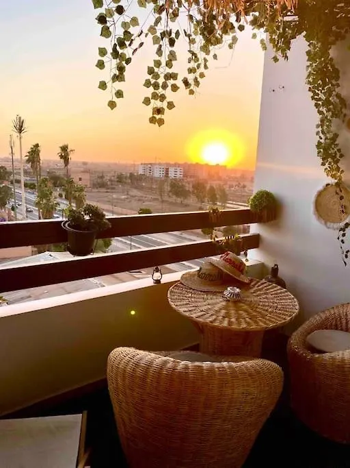 Lägenhet Splendido Appartamento A Gueliz Marrakesh